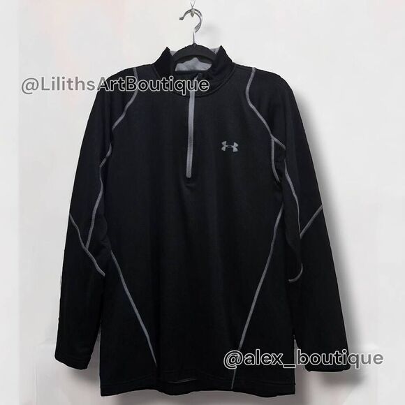 Under Armour Coldgear Grid ½ Zip-Up Sweatshirt(I015)-Size L for Men - Picture 1 of 8